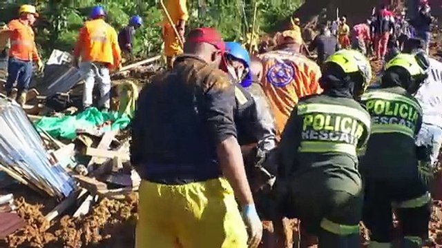 Deslizamento de terra na Colômbia deixa dezenas de mortos