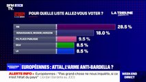Européennes: le Rassemblement National est en tête des intentions de vote, nettement devant le groupe Renaissance selon un sondage Elabe