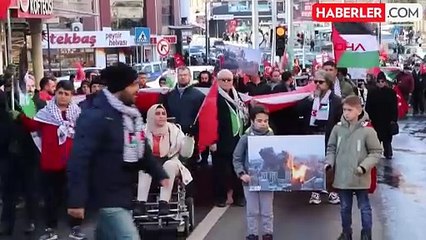 Tekirdağ'da Şehitlerimiz ve Filistin için Yürüyüş Düzenlendi