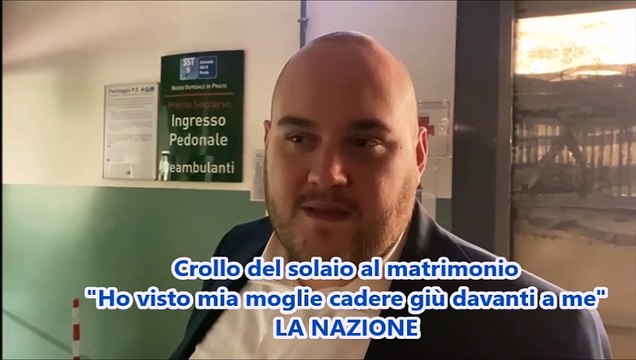 Solaio crollato al matrimonio, la testimonianza: Ho visto mia moglie cadere gi? davanti a me