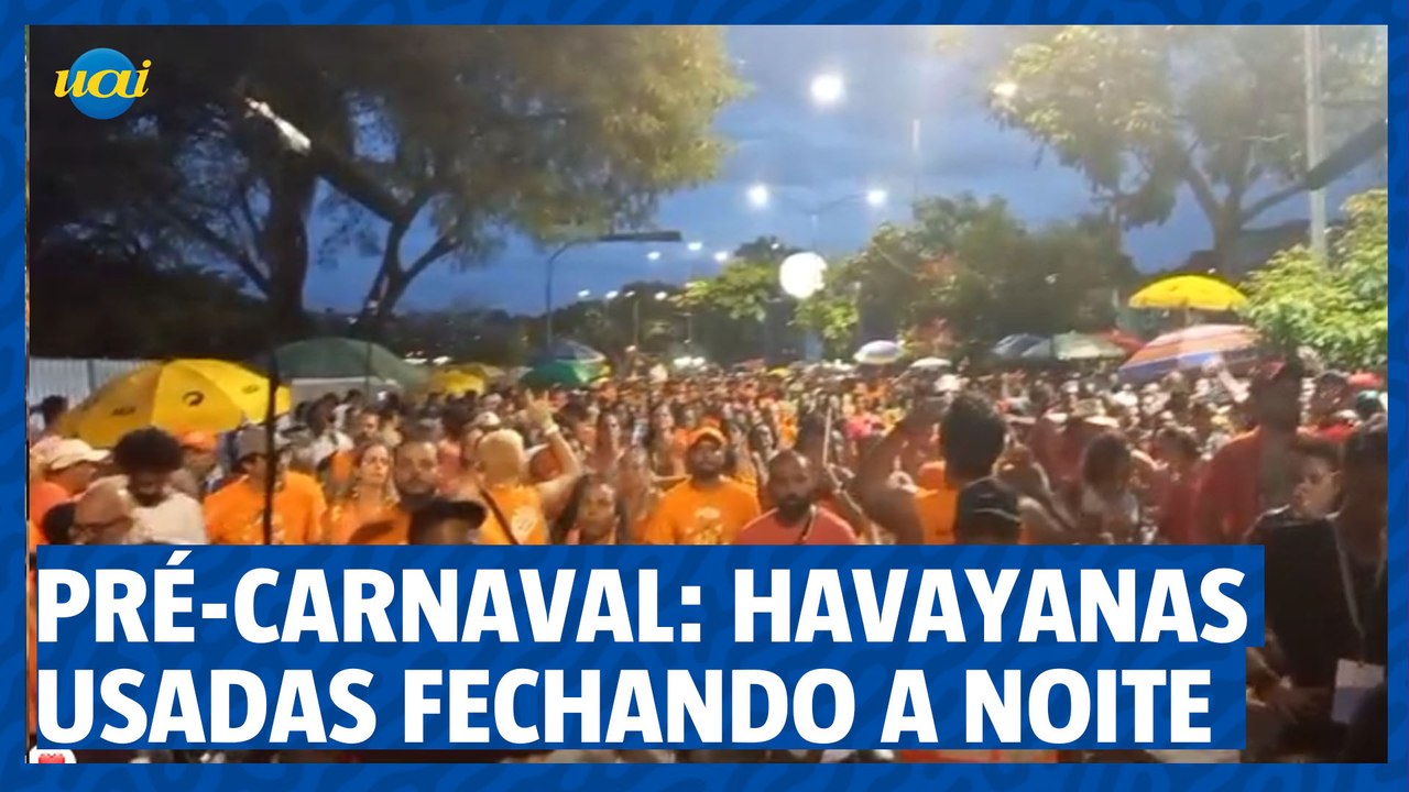 Encerrando em ritmo de ‘folia’: Havayanas Usadas fecham a primeira noite de ensaio geral do carnaval em BH