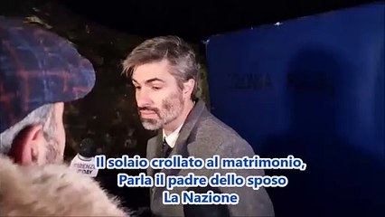 Solaio crollato al matrimonio, parla il padre dello sposo (Video acerboni/FotoCastellani)