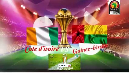 can 2023: Match d'ouverture côte d'ivoire vs guinée bissau. Tous les buts