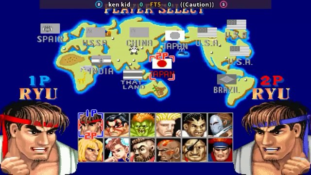 ken kid Vs ((Caution)) - Street Fighter II' Champion Edition - FT5