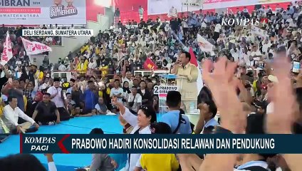 Prabowo Hadiri Konsolidasi Relawan dan Pendukung di Deli Serdang