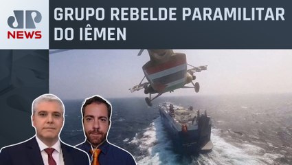 Houthis usam pirataria para fazer bloqueios no Mar Vermelho; Marcelo Favalli analisa