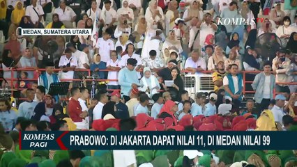 Ungkit Lagi Nilai 11 dari Anies, Prabowo: Kalau di Medan Saya Dapat 99