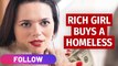 Rich Girl Buys A Homeless short Video