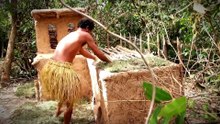 Bushman Crafting an Exquisite Survival Villa in the Forest - Part 2