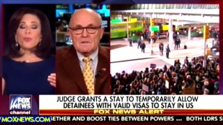 Giuliani said:  When he (Trump) first announced it, he said MUSLIM BAN, then he said show me how to do this legally.