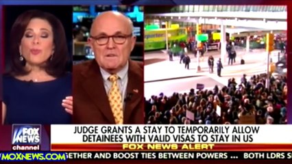 Giuliani said:  When he (Trump) first announced it, he said MUSLIM BAN, then he said show me how to do this legally.