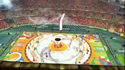 Yemi Alade_ Magic System and Mohamed Ramadan perform Akwaba at the AFCON opening ceremony(360P)