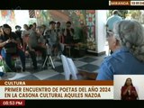 Miranda | Inicia el primer Encuentro Poético del año 2024 en La Casona Cultural Aquiles Nazoa