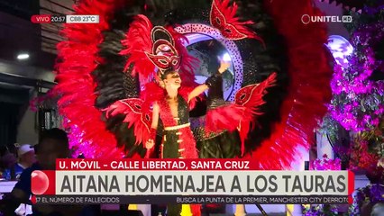 Aitana I conquista los corazones cruceños en la segunda precarnavalera de este 2024