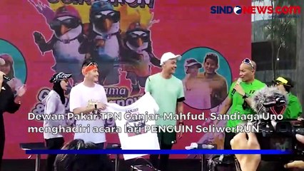 Lari Bareng Ganjar Libatkan UMKM di PENGUIN SeliweRUN, Ini Alasan Sandiaga Uno