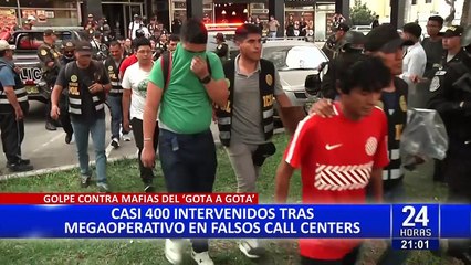 Liberan a primer grupo de detenidos tras megaoperativo en Call Center