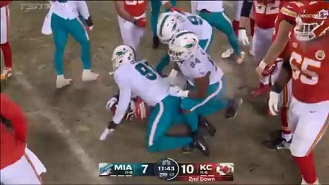 Miami Dolphins vs. Kansas City Chiefs Full Highlights 2nd QTR _ NFL 2023 Super Wild Card Weekend