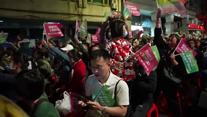 Taiwan's ruling party win third presidential term
