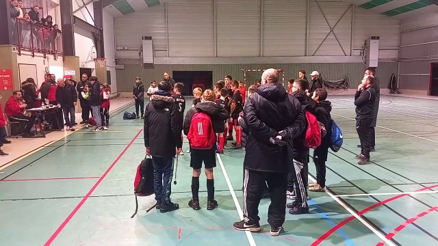 Remise des coupes et fin du tournoi en salle
