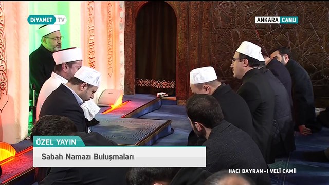 Şehitlerimize Dua İçin Sabah Namazında Buluşuyoruz Programı – Hacı Bayram Veli Camii – 14 Ocak 2024