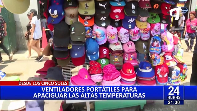 Mesa Redonda: aumenta venta de gorras y ventiladores debido al intenso calor