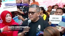 Respons Hasto PDIP soal TKN Prabowo-Gibran Gaungkan Narasi Pemilu Satu Putaran