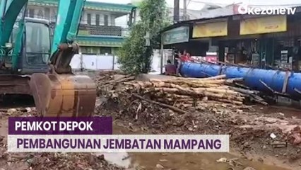Molor dari Rencana, Proyek Jembatan Mampang di Depok Kembali Dilanjutkan