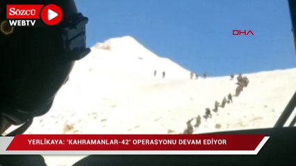 Bakan Yerlikaya: 37 Tim 518 Jandarma Personeliyle başlatılan "KAHRAMANLARLAR-42" Operasyonlarımız devam ediyor