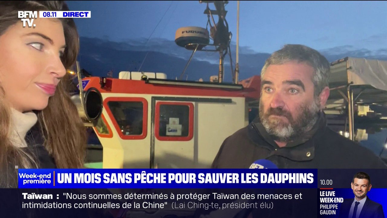 "On n'est pas responsables de ça": Johnny Wahl, pêcheur, réagit à l'interdiction de pêche dans le golfe de Gascogne pour protéger les dauphins