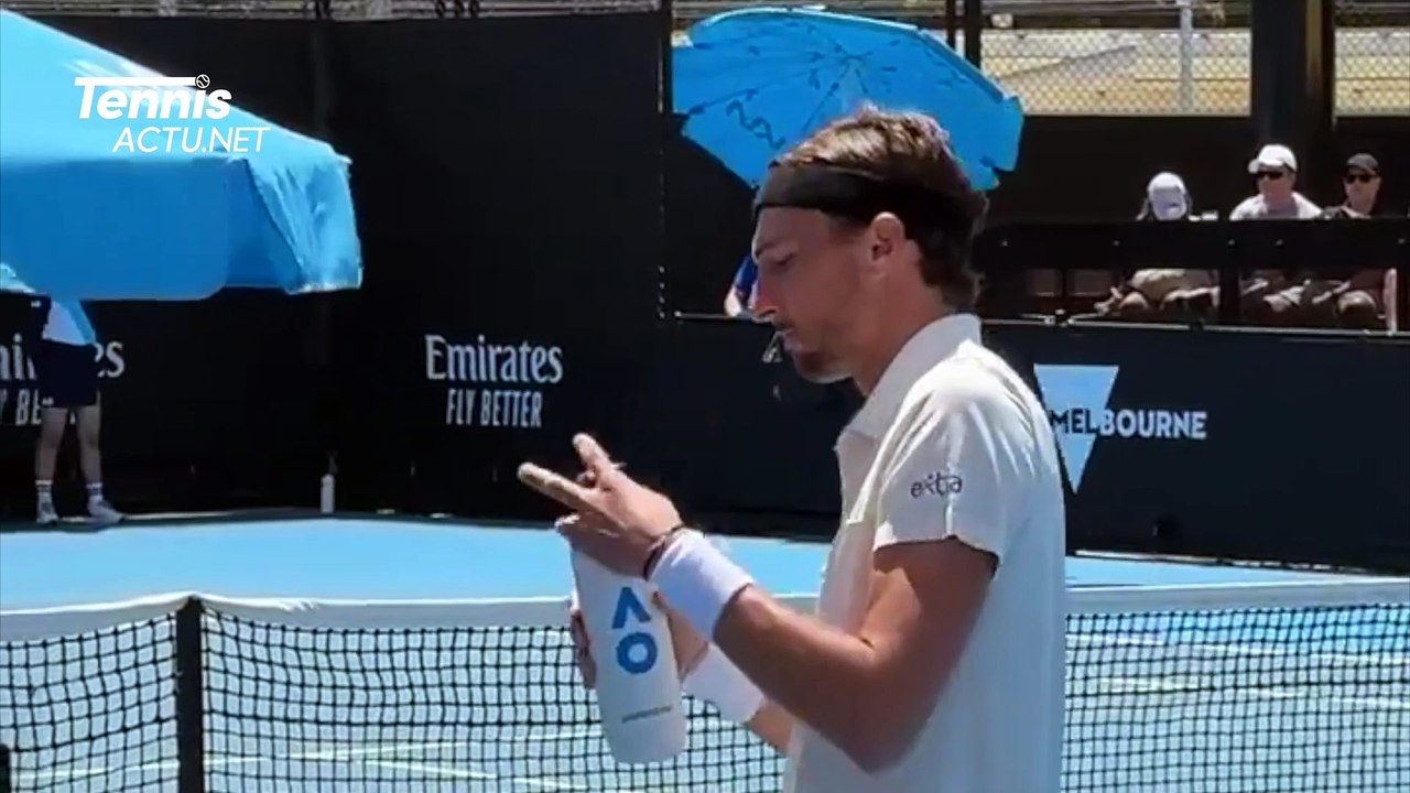 Open d'Australie 2024 - Arthur Rinderknech : "C'est dur, c'est la galère, c'est la bagarre... ça fait quelques mois que ça n'est pas facile pour moi"