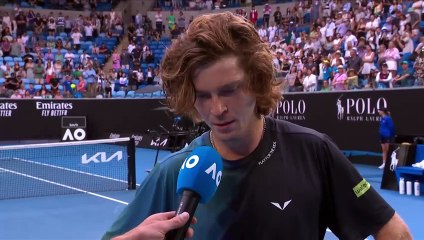 Rublev : "Ce match-là, je ne suis pas près de l'oublier"