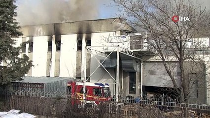 Elektronik fabrikasında ısıtıcıdan sıçrayan kıvılcım yangına yol açtı