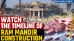 Ram Mandir: L&T Shares Timeline Video of Temple Construction in Ayodhya | Oneindia News