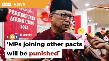Umno will punish MPs who join other political pacts, says Puad