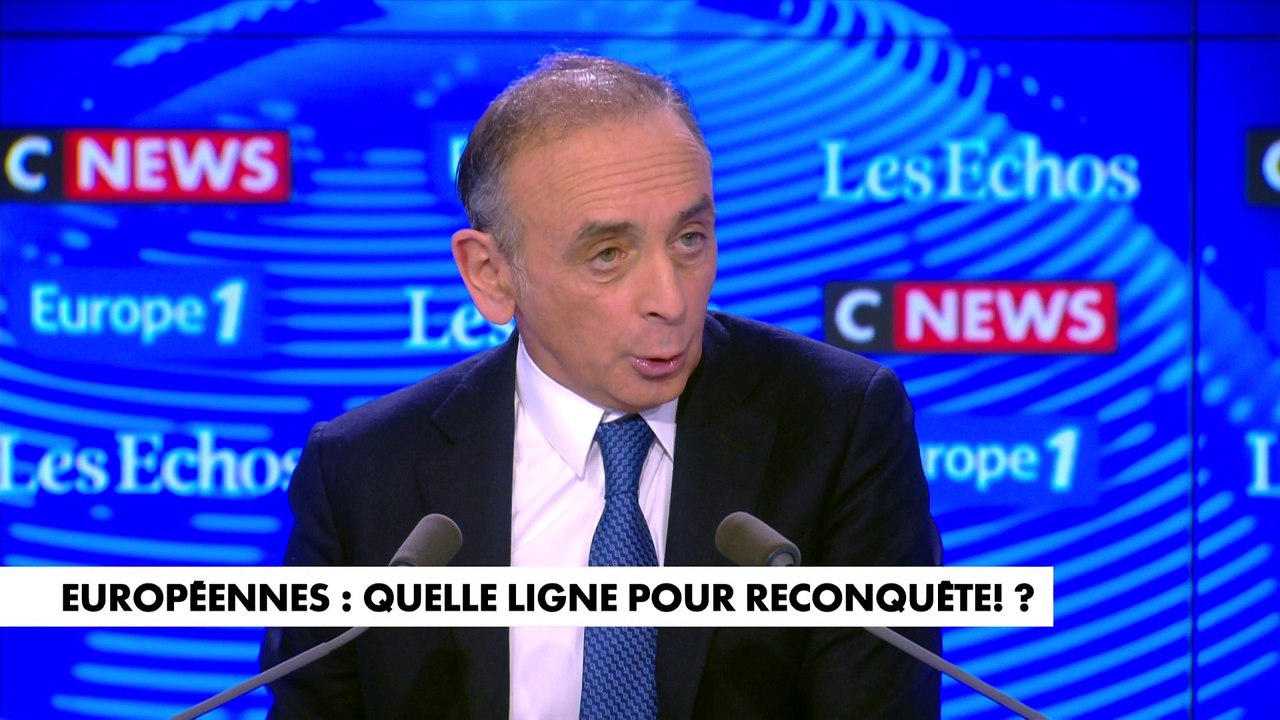 Eric Zemmour, au sujet des élections européennes : «Marion Maréchal pourra dire légitimement qu’elle conduit la seule liste, qui soit contre l’islamisation»