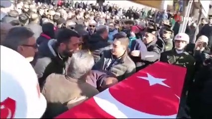 Aksaray şehidine son görev