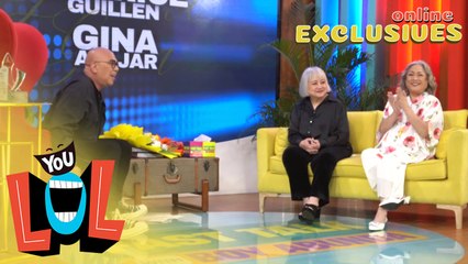Direk Laurice Guillen at Gina Alajar, enjoy lang sa ‘FTWBA!’ (YouLOL Exclusives)