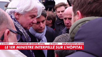 «Tout le monde démissionne» : le Premier ministre Gabriel Attal interpellé sur l'hôpital en déplacement à Caen