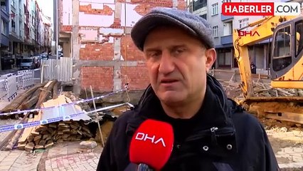 Sultangazi'de İnşaat Kazısı Sonucu Hasar Gören Binalar Boşaltıldı