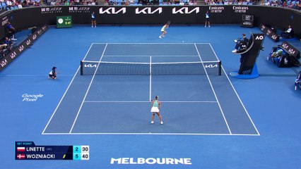 Australian Open - Highlights : Magda Linette - Carolina Wozniacki