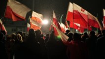 Manifestacja w obronie Macieja Wąsika w Przytułach Starych