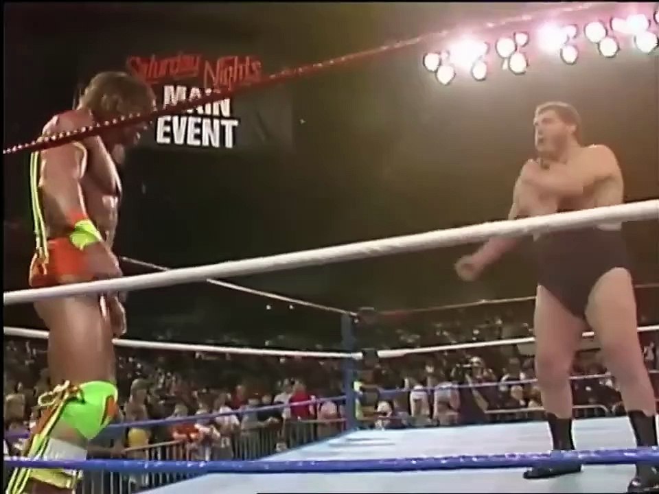 Ultimate warrior vs andre the giant
