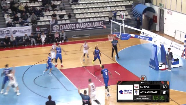 Έσπερος myKTEO Λαμίας- Δόξα Λευκάδας 71-66