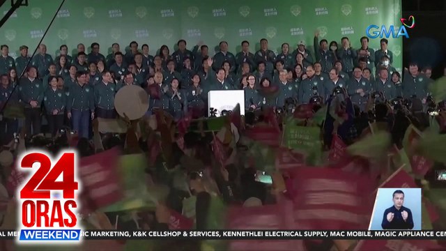 Partidong nagsusulong na maging sovereign state ang Taiwan, muling nanalo sa eleksyon | 24 Oras Weekend