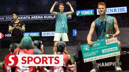 Malaysia Open: Antonsen wins lopsided men’s singles final