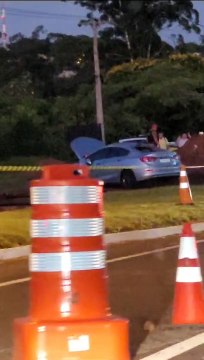 Acidente na área de crateras da PR-323, perto da Havan, em Umuarama