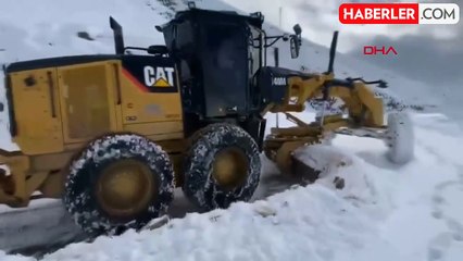 Batman'ın Sason ilçesinde 7 köy ve 23 mezra kar yağışı nedeniyle ulaşıma kapandı