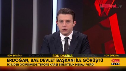Cumhurbaşkanı Erdoğan, BAE Devlet Başkanı ile görüştü