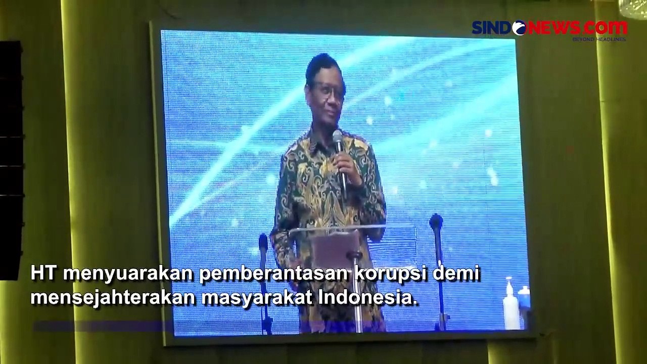 Hary Tanoesoedibjo Serukan Pemberantasan Korupsi saat Dampingi Mahfud MD di Medan