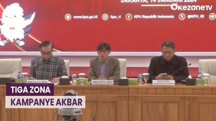 KPU Susun Tiga Zona untuk Kampanye Akbar Peserta Pilpres